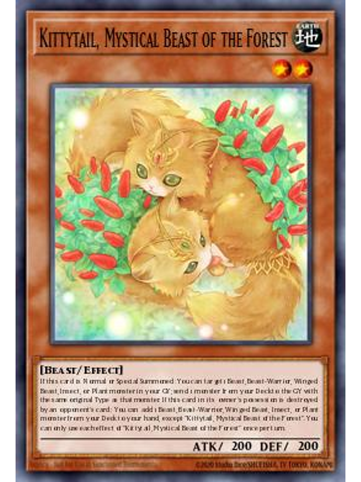 Kittytail, Mystical Beast of the Forest - MP24-EN205 - Ultra Rare 1st Edition 1