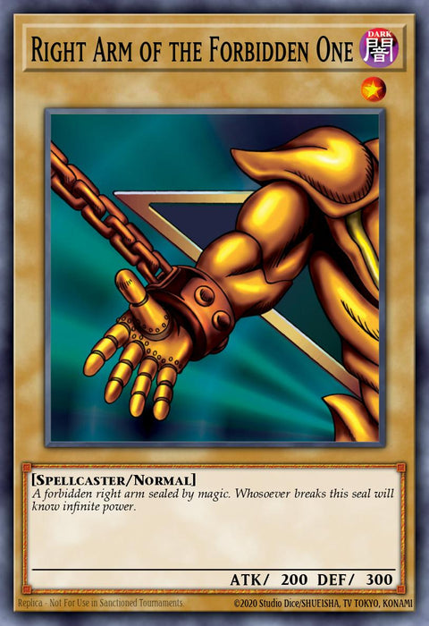 Right Arm of the Forbidden One - MP24-EN004 - Quarter Century Secret Rare 1st Edition