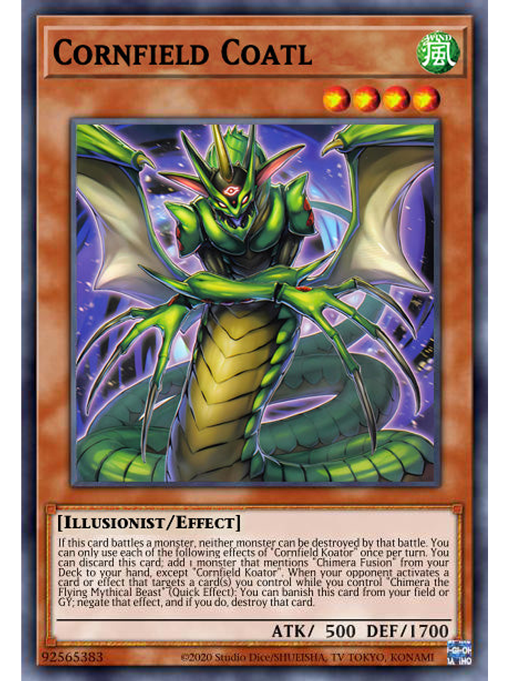 Cornfield Coatl - MP24-EN207 - Ultra Rare 1st Edition 1