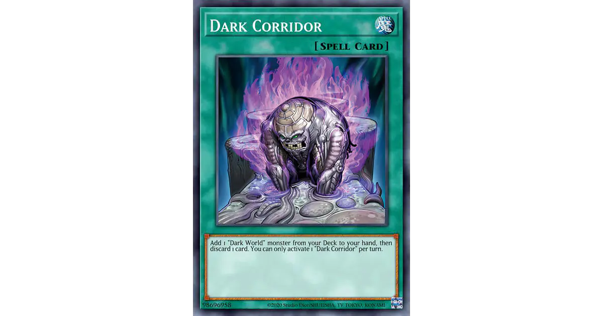 Dark Corridor - Prismatic Secret Rare 1st Edition MP24-EN103 - NM