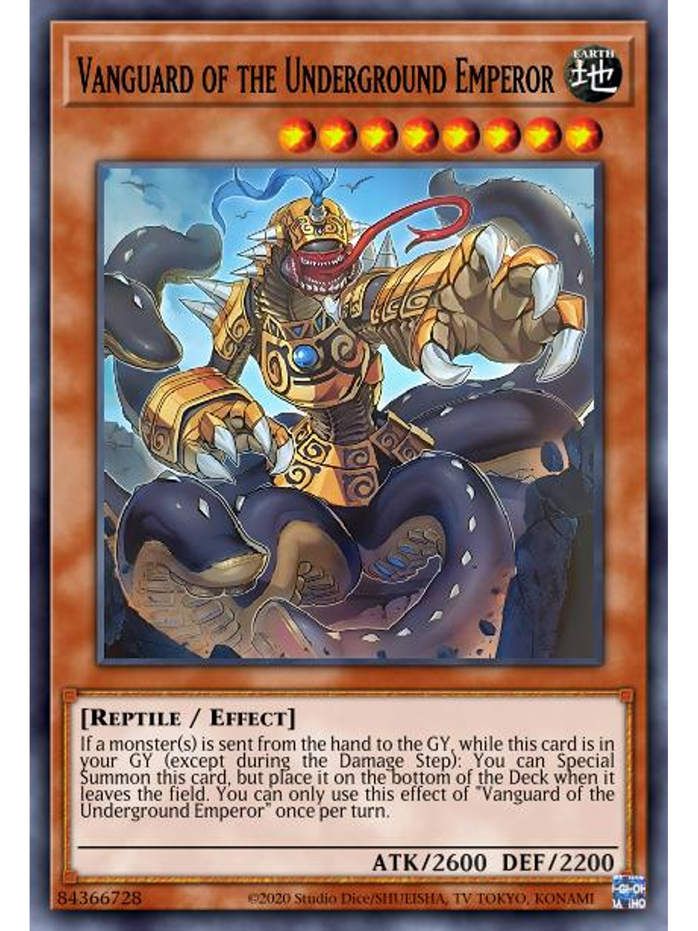 Vanguard of the Underground Emperor - MP24-EN307 - Common 1st Edition 1