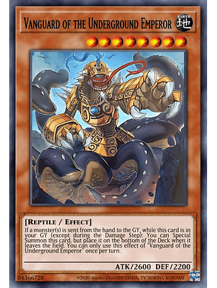 Vanguard of the Underground Emperor - MP24-EN307 - Common 1st Edition