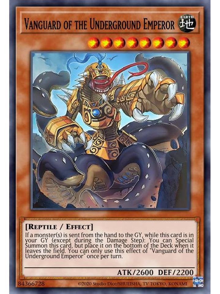 Vanguard of the Underground Emperor - MP24-EN307 - Common 1st Edition 1