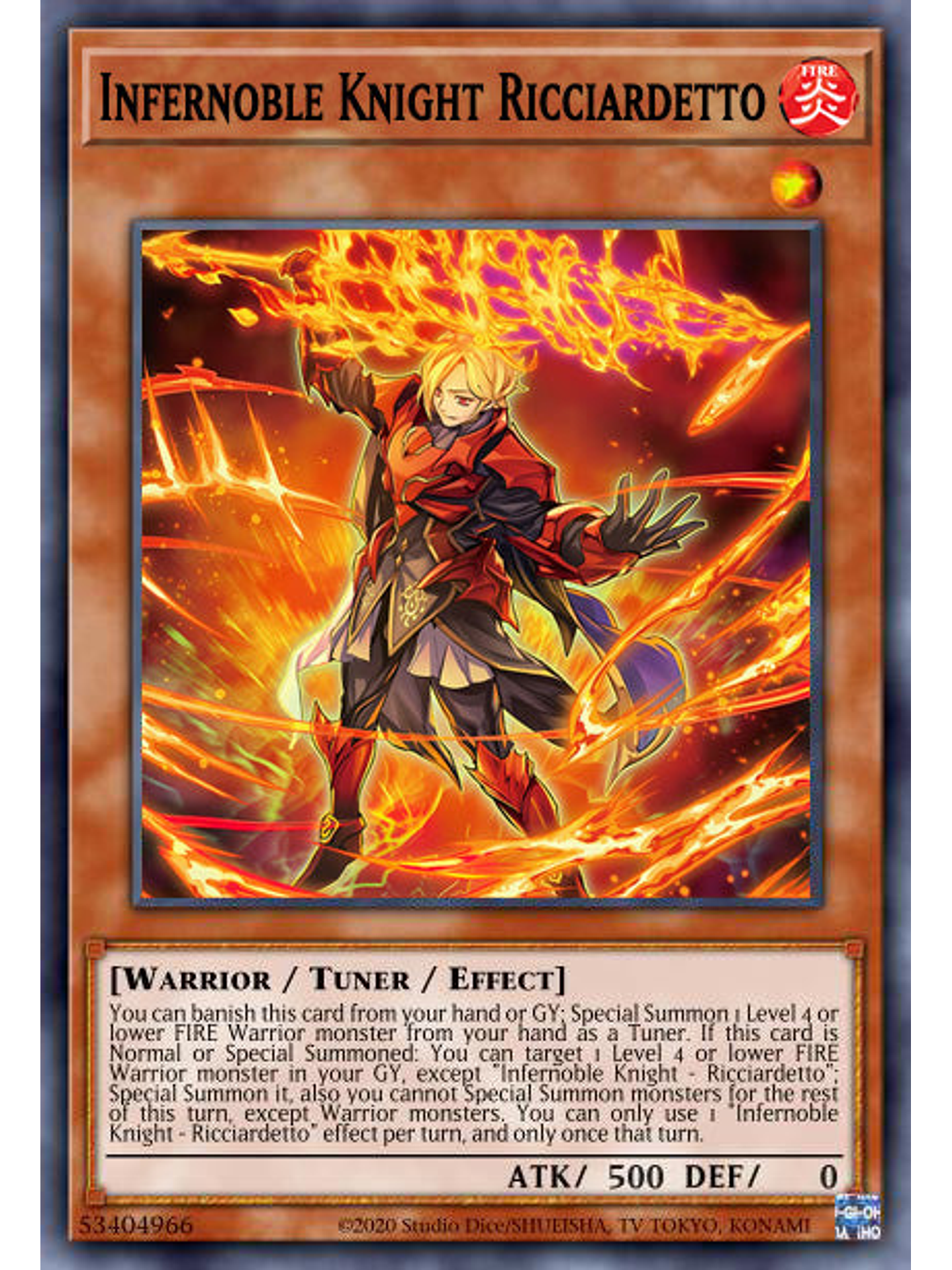 Infernoble Knight Ricciardetto - MP24-EN211 - Ultra Rare 1st Edition 1