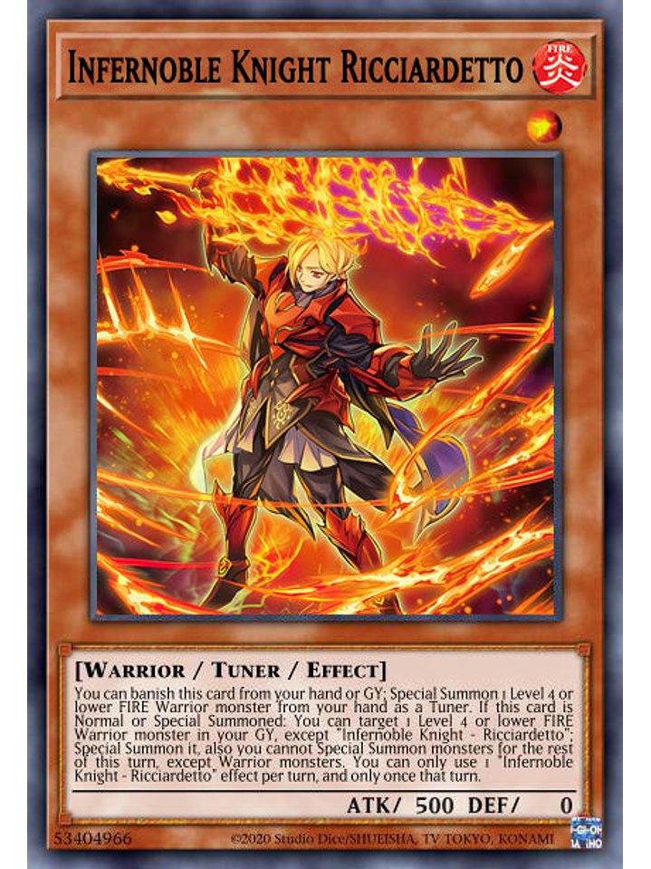 Infernoble Knight Ricciardetto - MP24-EN211 - Ultra Rare 1st Edition 1