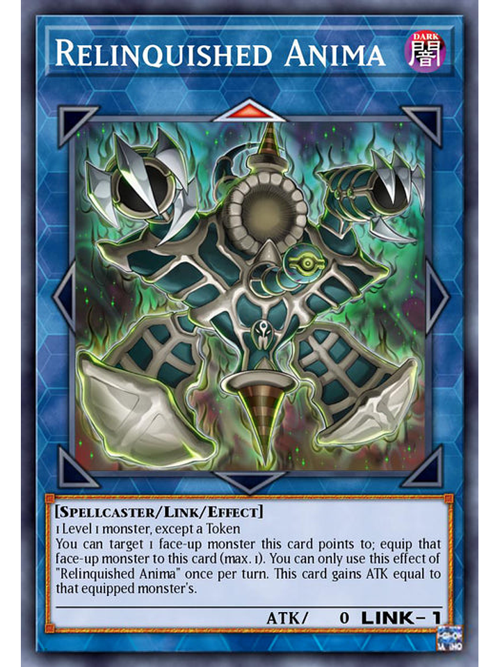 Relinquished Anima - MP24-EN007 - Quarter Century Secret Rare 1st Edition 1