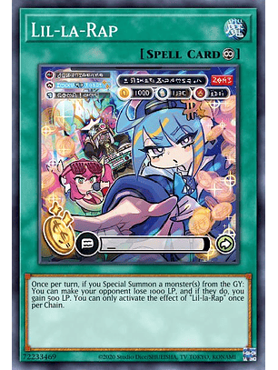 Lil-la Rap - MP24-EN255 - Ultra Rare 1st Edition