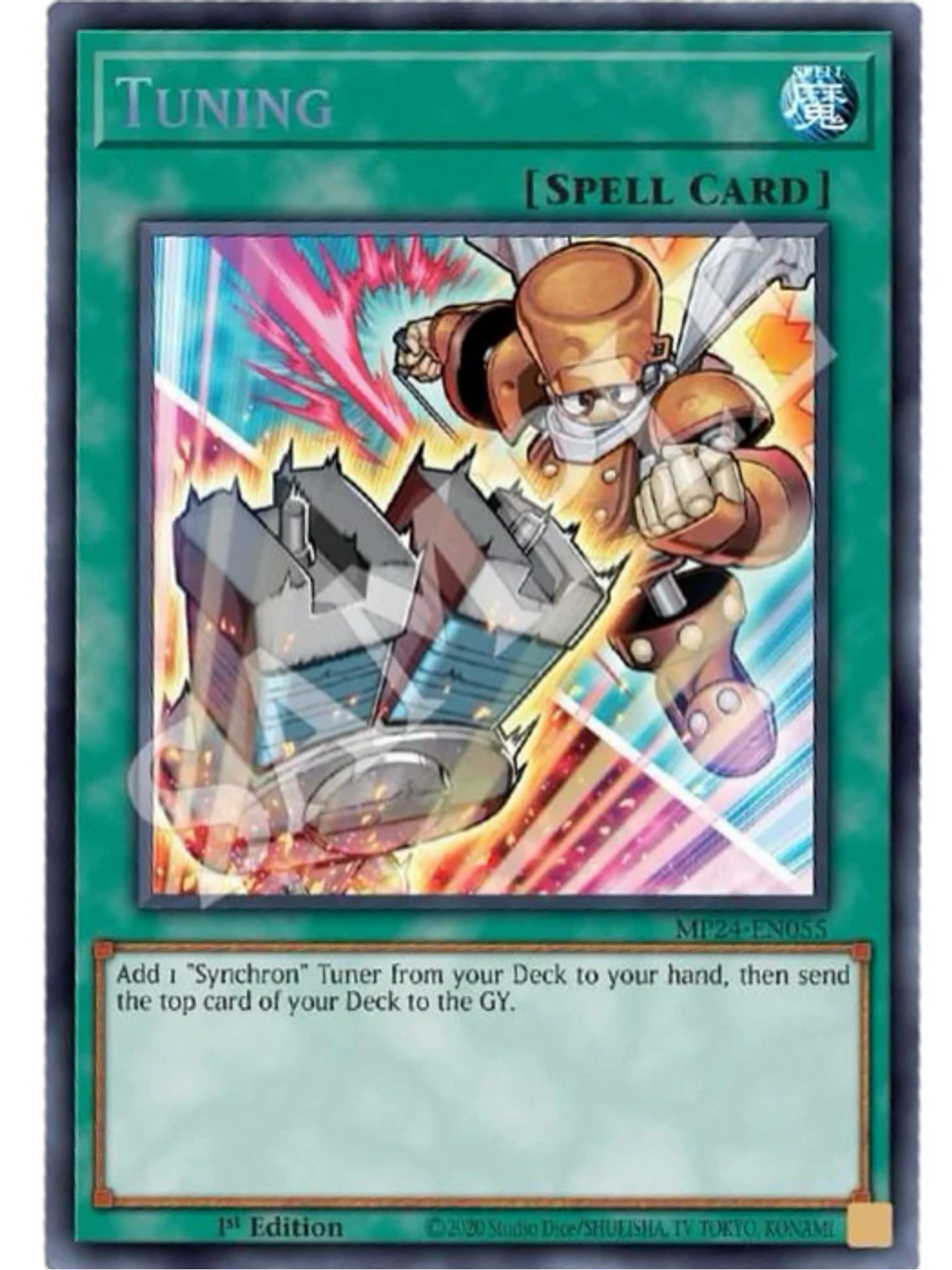 Tuning (alternate art) - MP24-EN055 - Prismatic Secret Rare 1st Edition 1