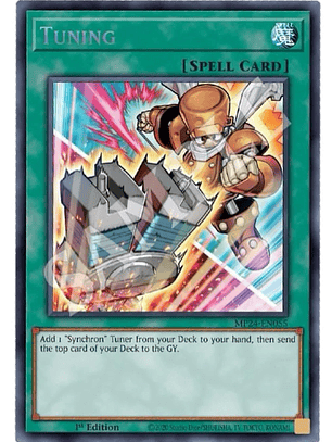 Tuning (alternate art) - MP24-EN055 - Prismatic Secret Rare 1st Edition