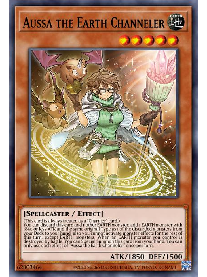 Aussa the Earth Channeler - MP24-EN061 - Prismatic Secret Rare 1st Edition 1