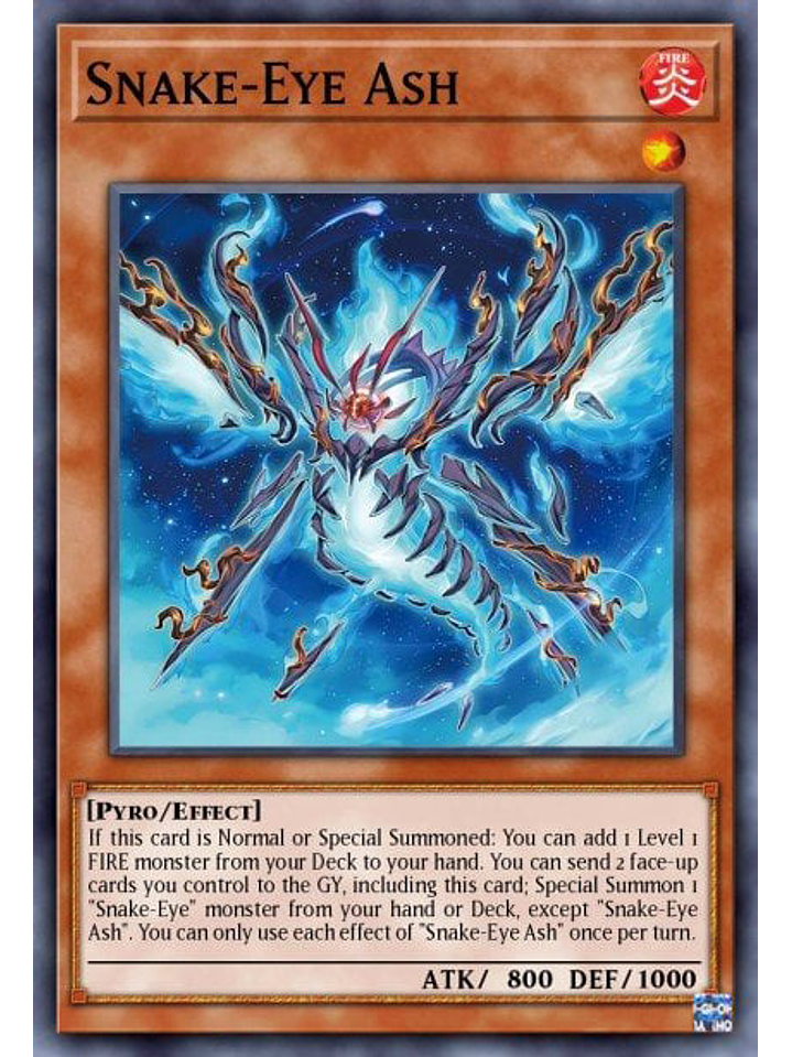 Snake-Eye Ash - MP24-EN110 - Prismatic Secret Rare 1st Edition 1