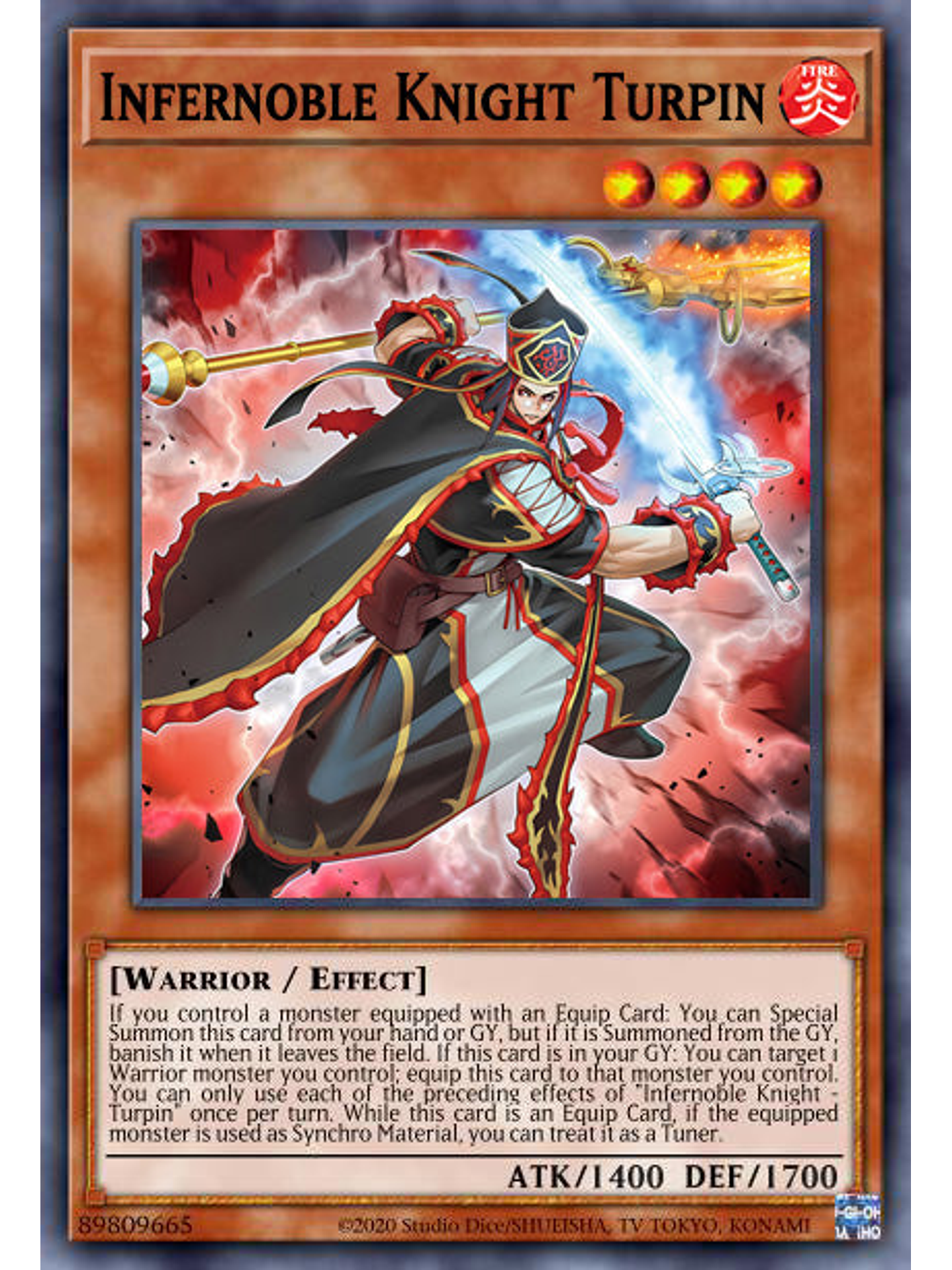 Infernoble Knight Turpin - MP24-EN212 - Ultra Rare 1st Edition 1