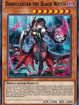 Diabellstar the Black Witch - MP24-EN109 - Prismatic Secret Rare 1st Edition