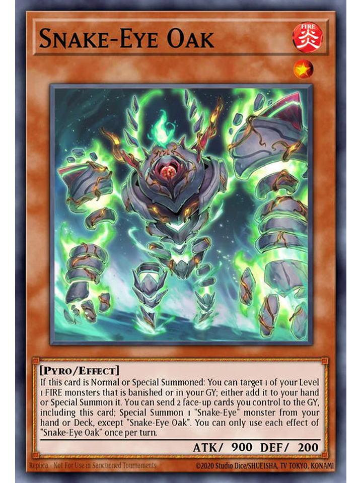 Snake-Eye Oak - MP24-EN111 - Prismatic Secret Rare 1st Edition 1