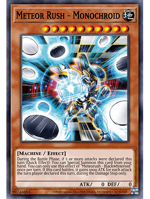 Meteor Rush - Monochroid - MP24-EN317 - Common 1st Edition