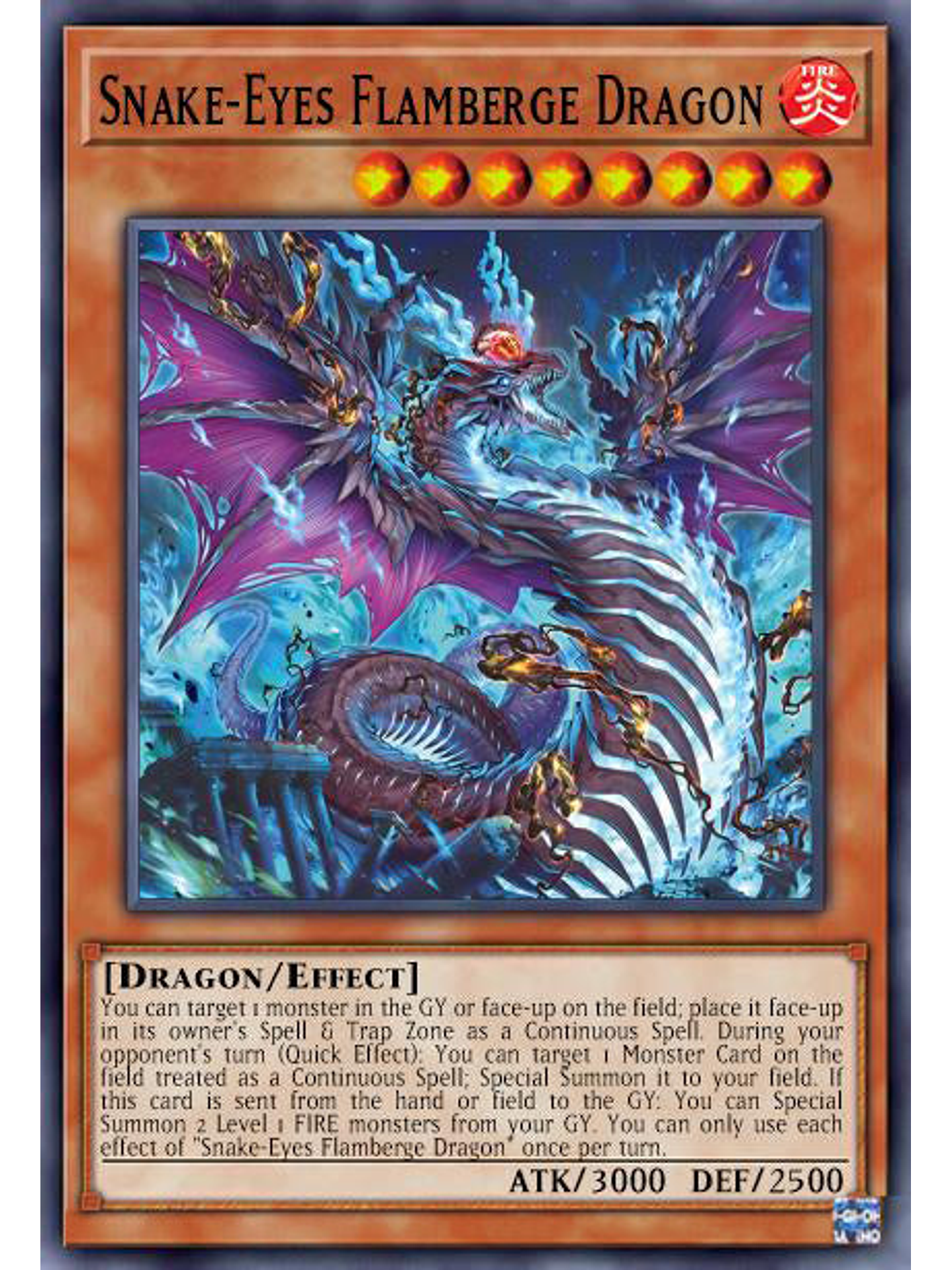 Snake-Eyes Flamberge Dragon - MP24-EN113 - Prismatic Secret Rare 1st Edition 1