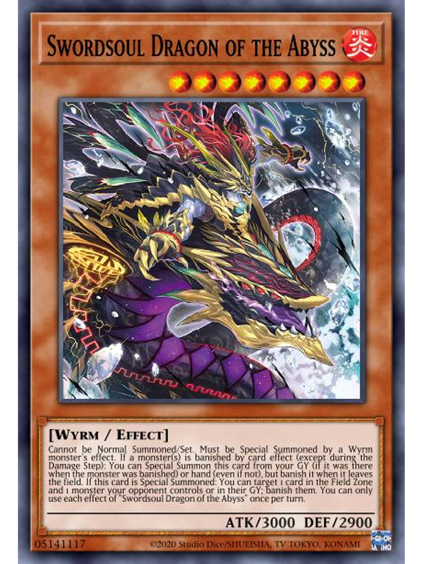 The Abyss Dragon Swordsoul - MP24-EN167 - Ultra Rare 1st Edition 1