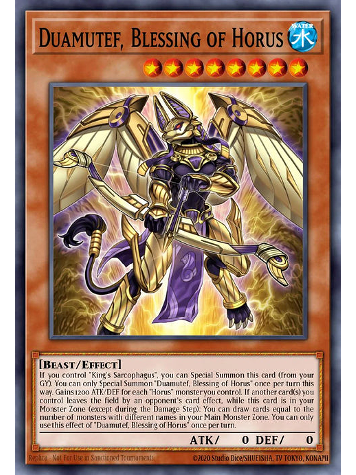 Duamutef, Blessing of Horus - MP24-EN115 - Prismatic Secret Rare 1st Edition 1