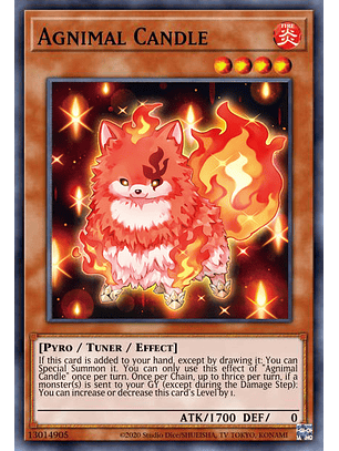 Agnimal Candle - MP24-EN218 - Ultra Rare 1st Edition