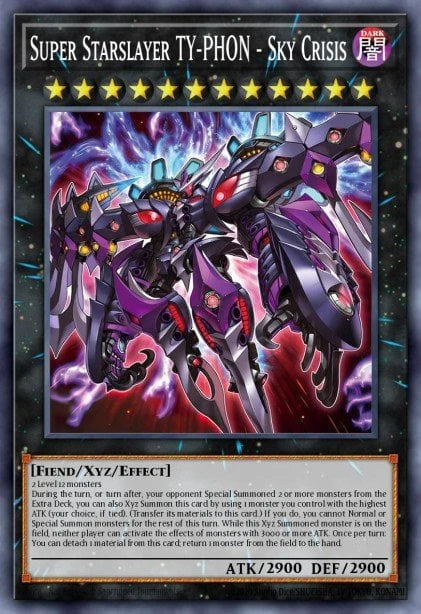 Super Starslayer TY-PHON - Sky Crisis - MP24-EN119 - Prismatic Secret Rare 1st Edition