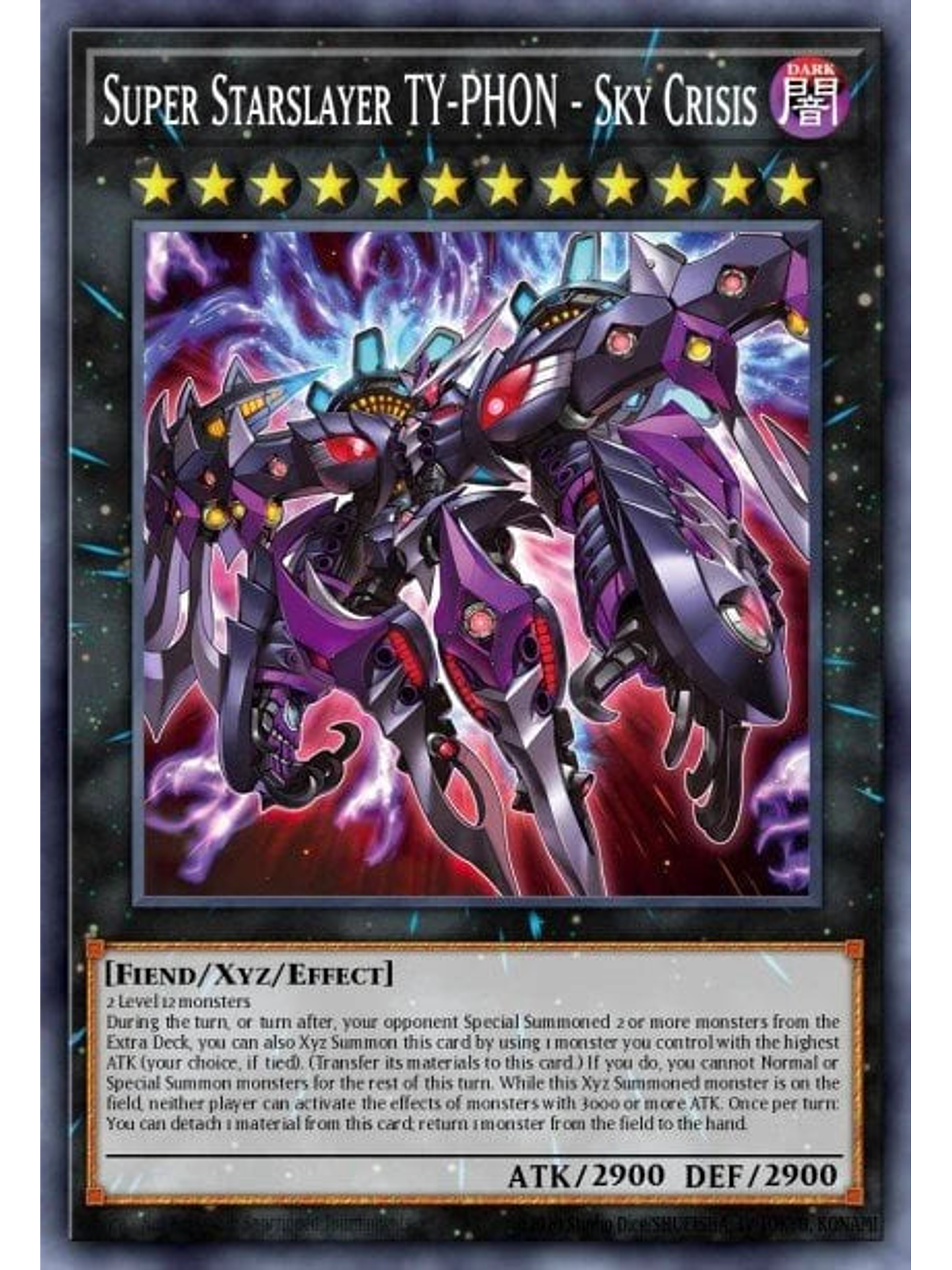 Super Starslayer TY-PHON - Sky Crisis - MP24-EN119 - Prismatic Secret Rare 1st Edition 1