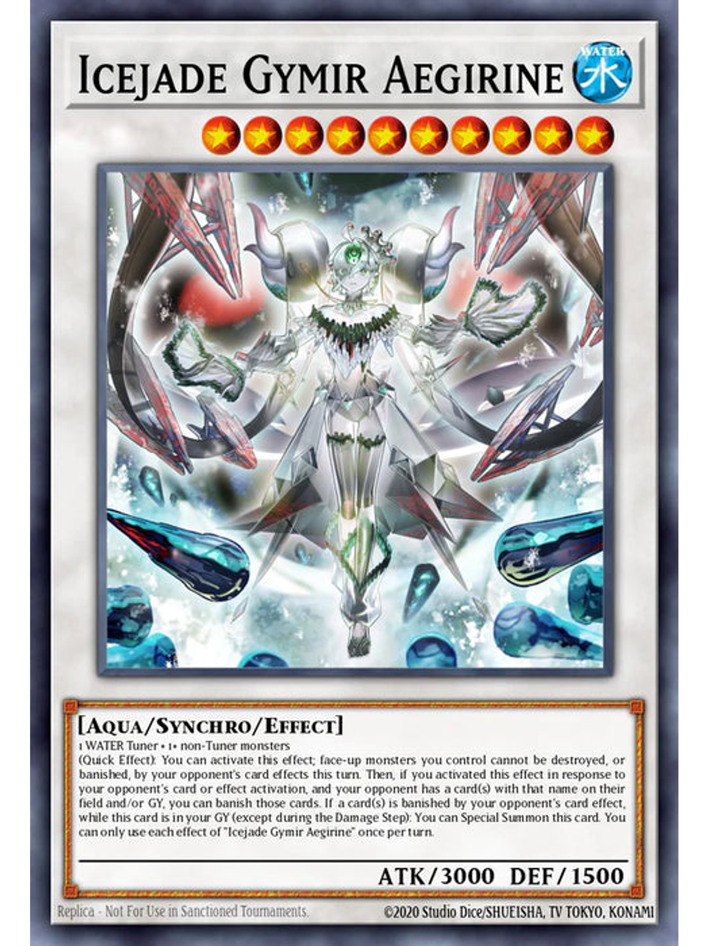 Icejade Gymir Aegirine - MP24-EN068 - Prismatic Secret Rare 1st Edition 1