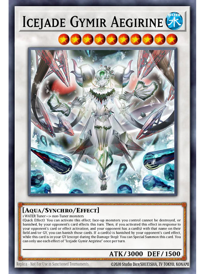 Icejade Gymir Aegirine - MP24-EN068 - Prismatic Secret Rare 1st Edition 1