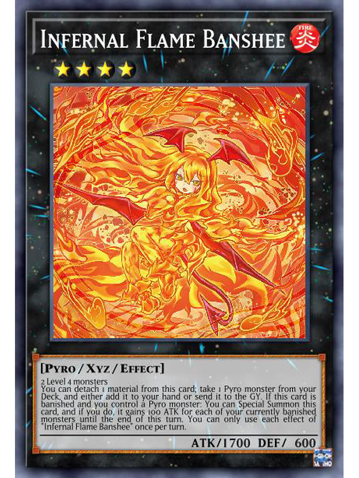Infernal Flame Banshee - MP24-EN120 - Prismatic Secret Rare 1st Edition 1