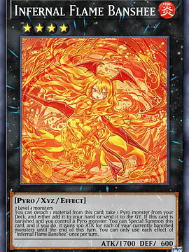 Infernal Flame Banshee - MP24-EN120 - Prismatic Secret Rare 1st Edition