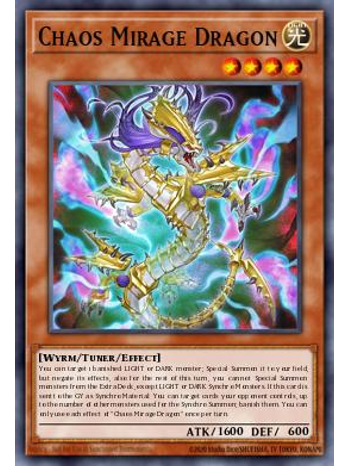 Chaos Mirage Dragon - MP24-EN170 - Ultra Rare 1st Edition 1