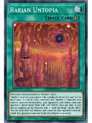 Barian Untopia - MP24-EN263 - Ultra Rare 1st Edition