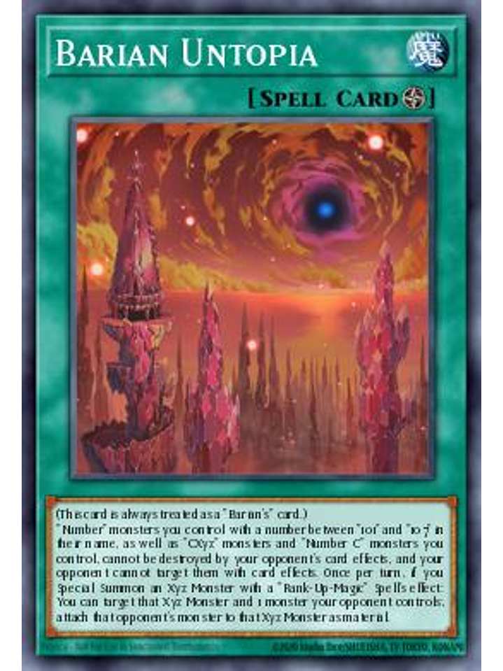 Barian Untopia - MP24-EN263 - Ultra Rare 1st Edition 1