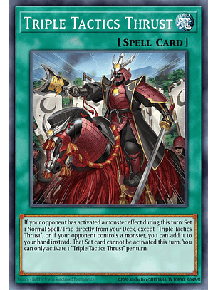 Triple Tactics Thrust - MP24-EN073 - Prismatic Secret Rare 1st Edition