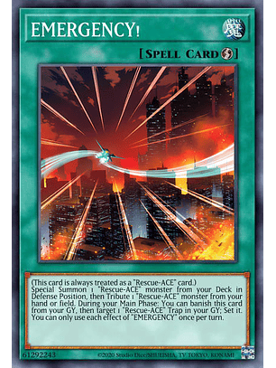 EMERGENCY! - MP24-EN222 - Ultra Rare 1st Edition