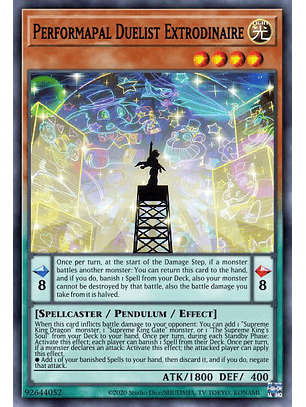 Performapal Duelist Extraordinaire - MP24-EN265 - Ultra Rare 1st Edition