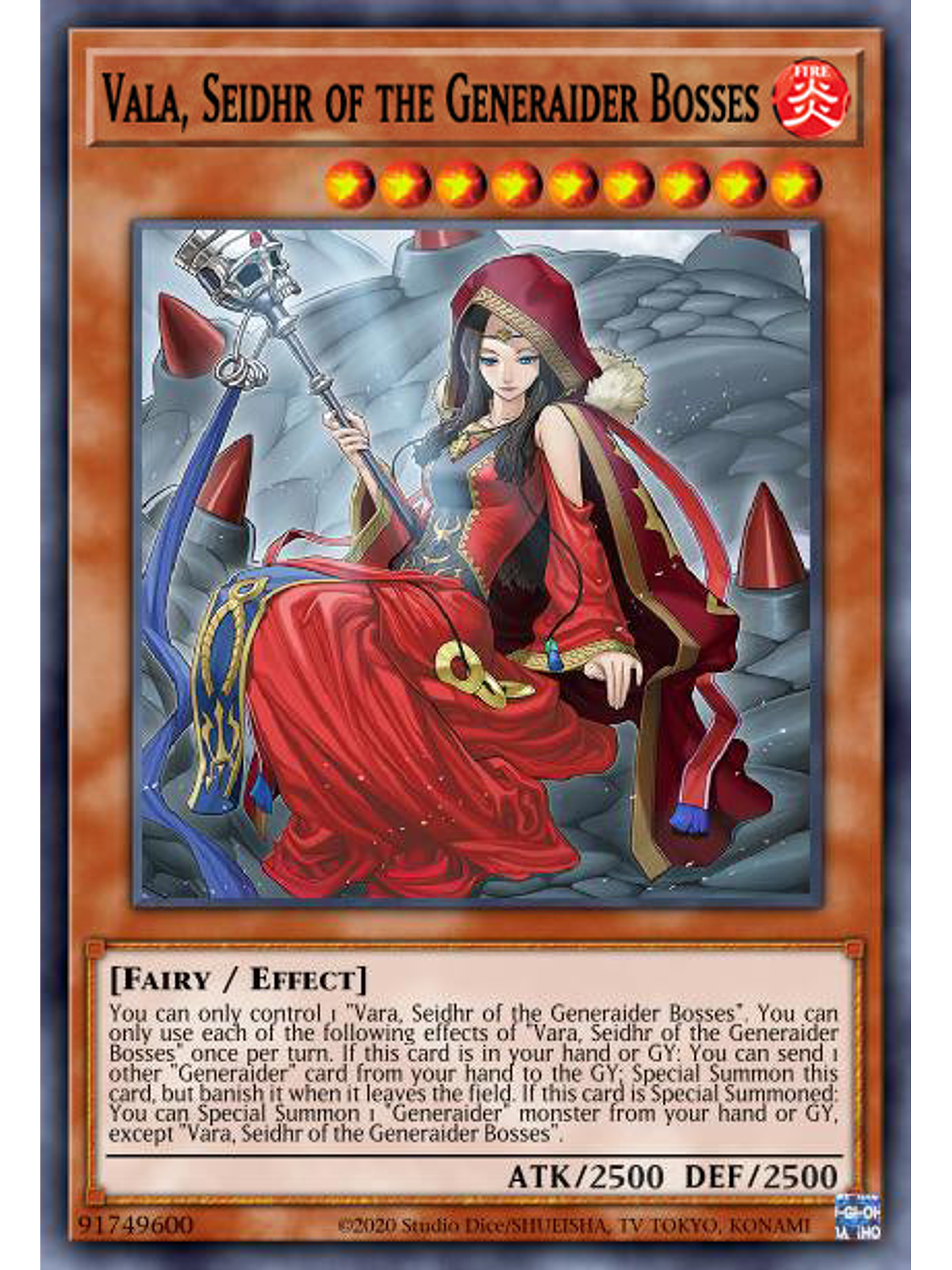 Vala, Seidhr of the Generaider Bosses - MP24-EN172 - Ultra Rare 1st Edition 1