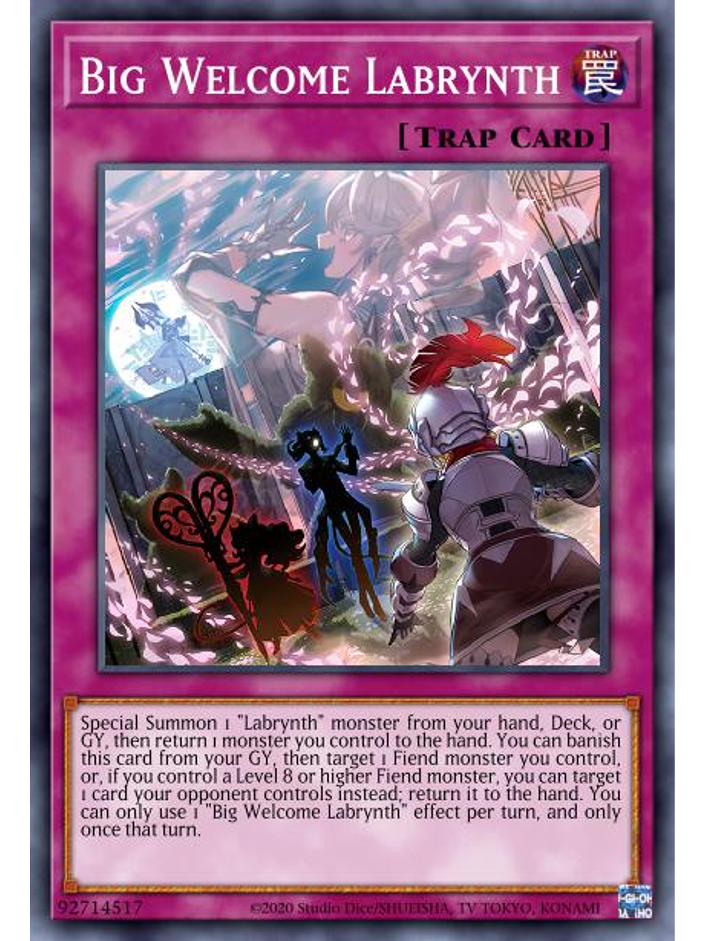 Big Welcome Labrynth - MP24-EN074 - Prismatic Secret Rare 1st Edition 1