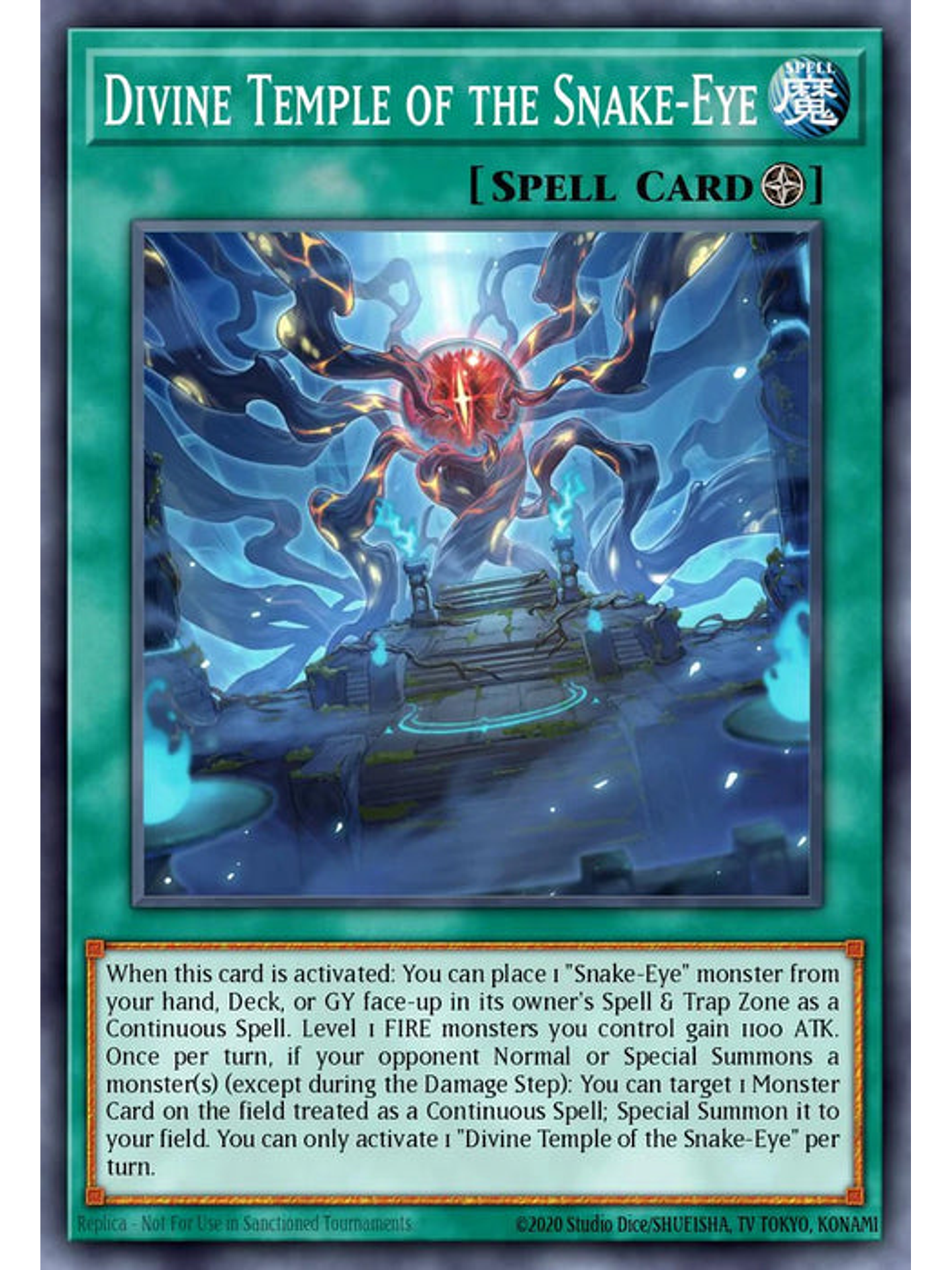 Divine Temple of the Snake-Eye - MP24-EN123 - Prismatic Secret Rare 1st Edition 1