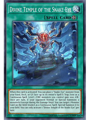 Divine Temple of the Snake-Eye - MP24-EN123 - Prismatic Secret Rare 1st Edition