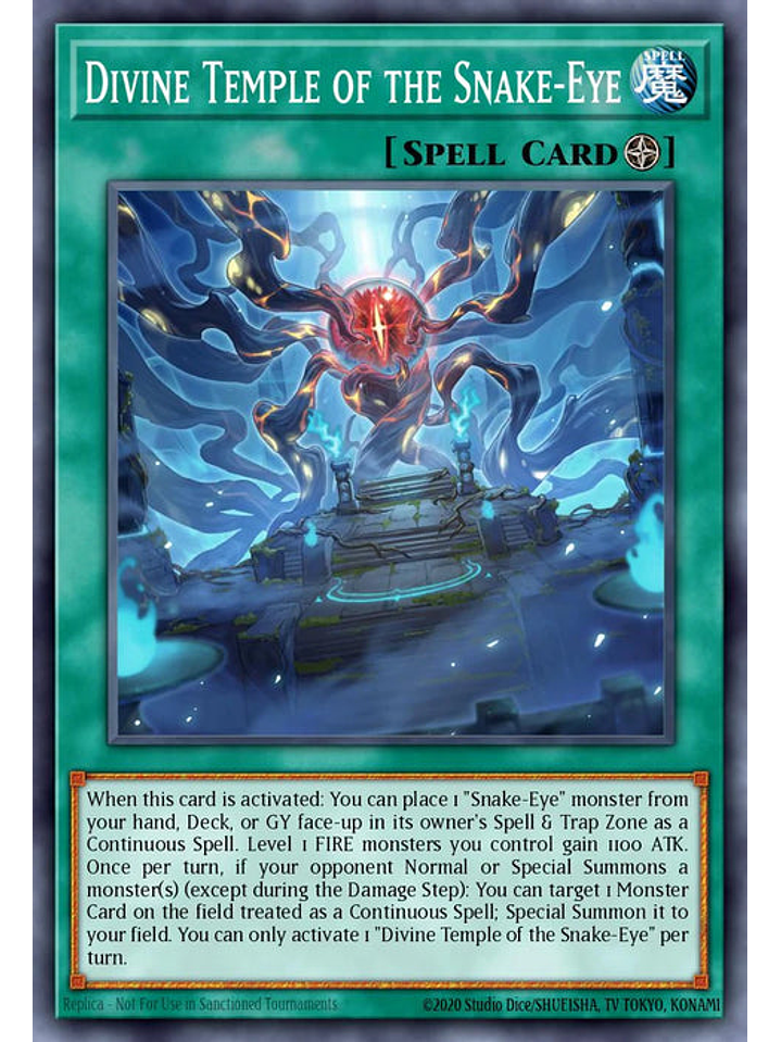 Divine Temple of the Snake-Eye - MP24-EN123 - Prismatic Secret Rare 1st Edition 1