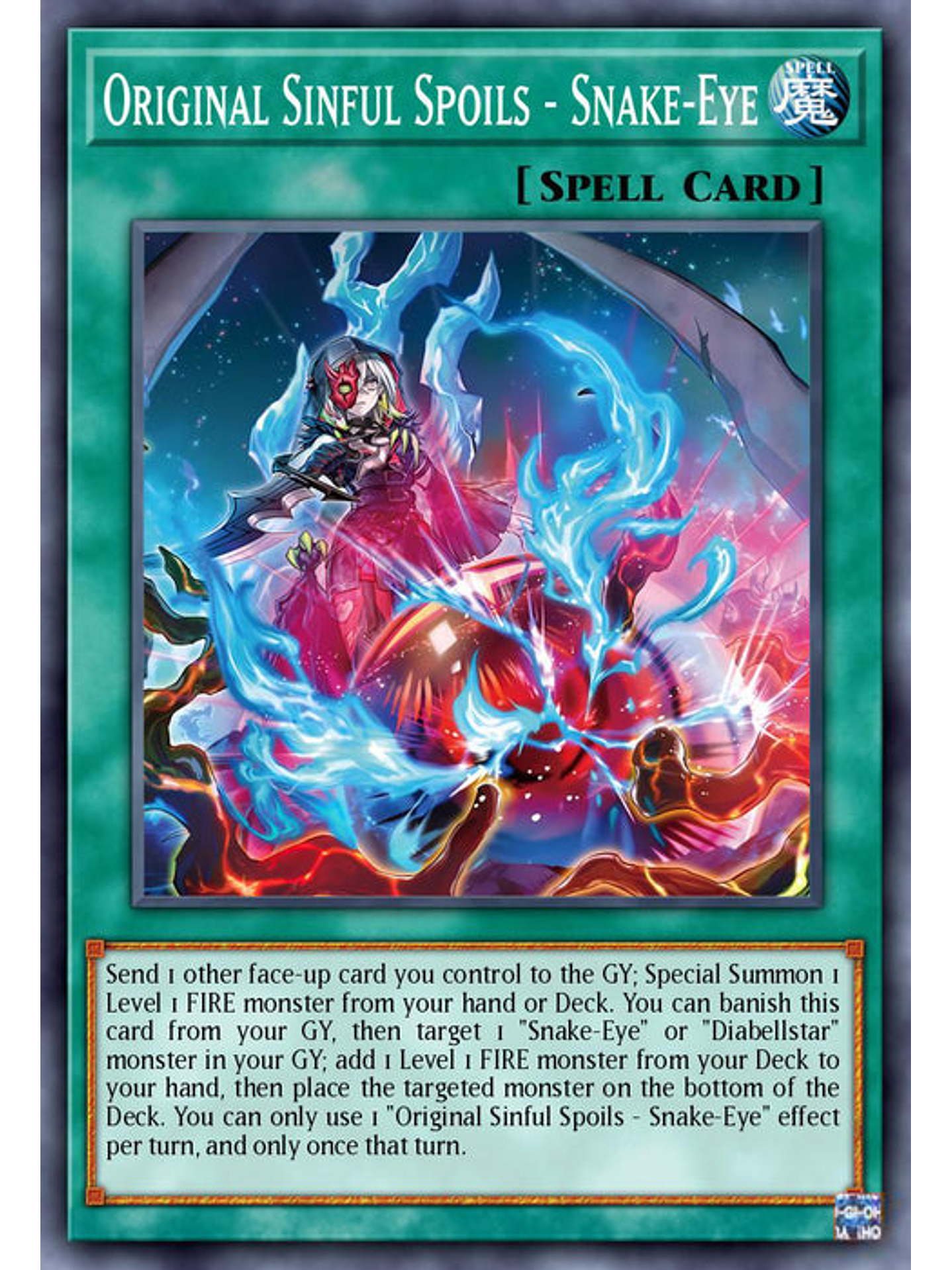 Original Sinful Spoils - Snake-Eye - MP24-EN124 - Prismatic Secret Rare 1st Edition 1