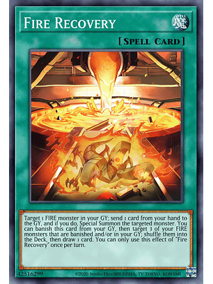 Fire Recovery - MP24-EN126 - Prismatic Secret Rare 1st Edition