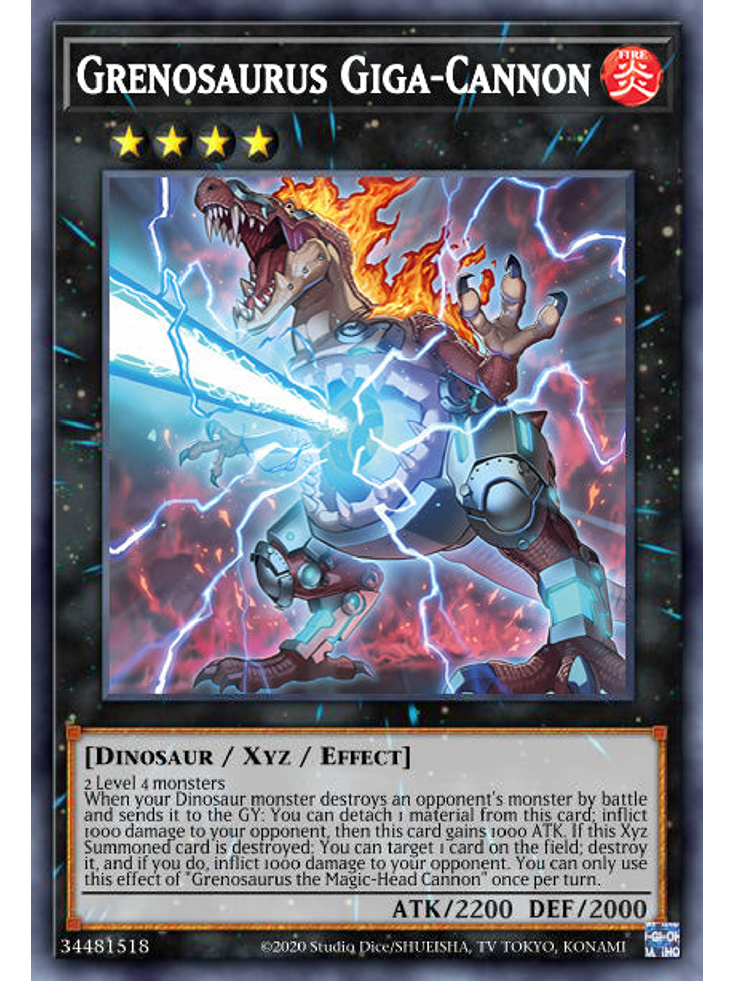 Grenosaurus Giga-Cannon - MP24-EN370 - Common 1st Edition 1