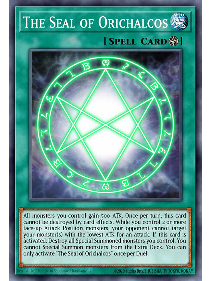 The Seal of Orichalcos - MP24-EN015 - Quarter Century Secret Rare 1st Edition 1