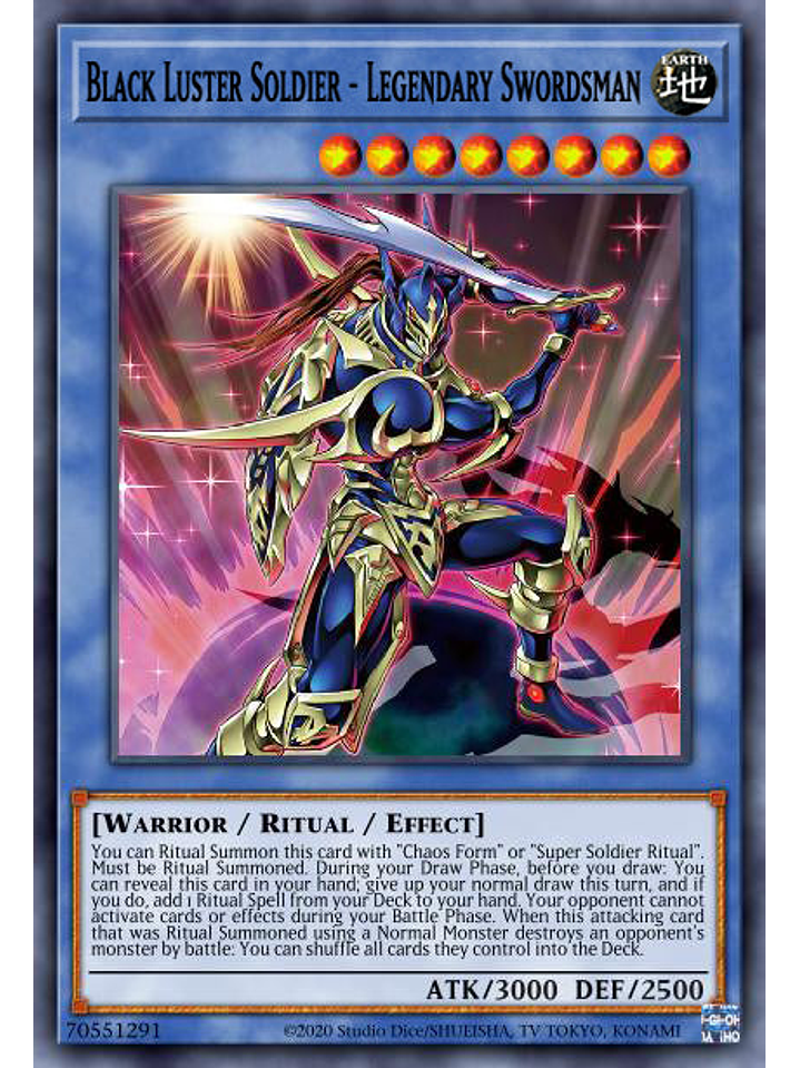 Black Luster Soldier - Legendary Swordsman - MP24-EN129 - Prismatic Secret Rare 1st Edition 1