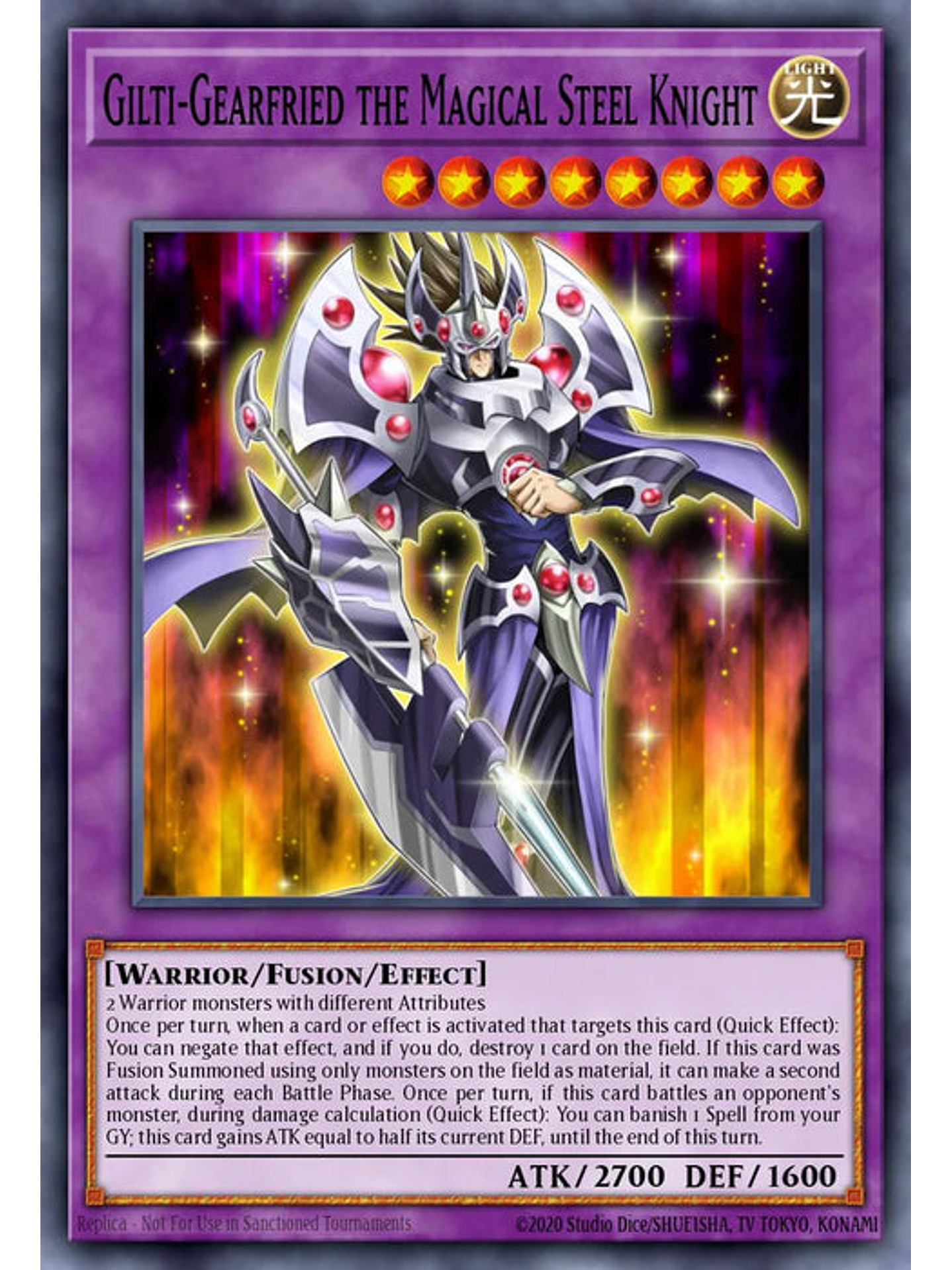 Gilti-Gearfried the Magical Steel Knight - MP24-EN016 - Quarter Century Secret Rare 1st Edition 1
