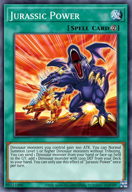 Jurassic Power - MP24-EN373 - Common 1st Edition