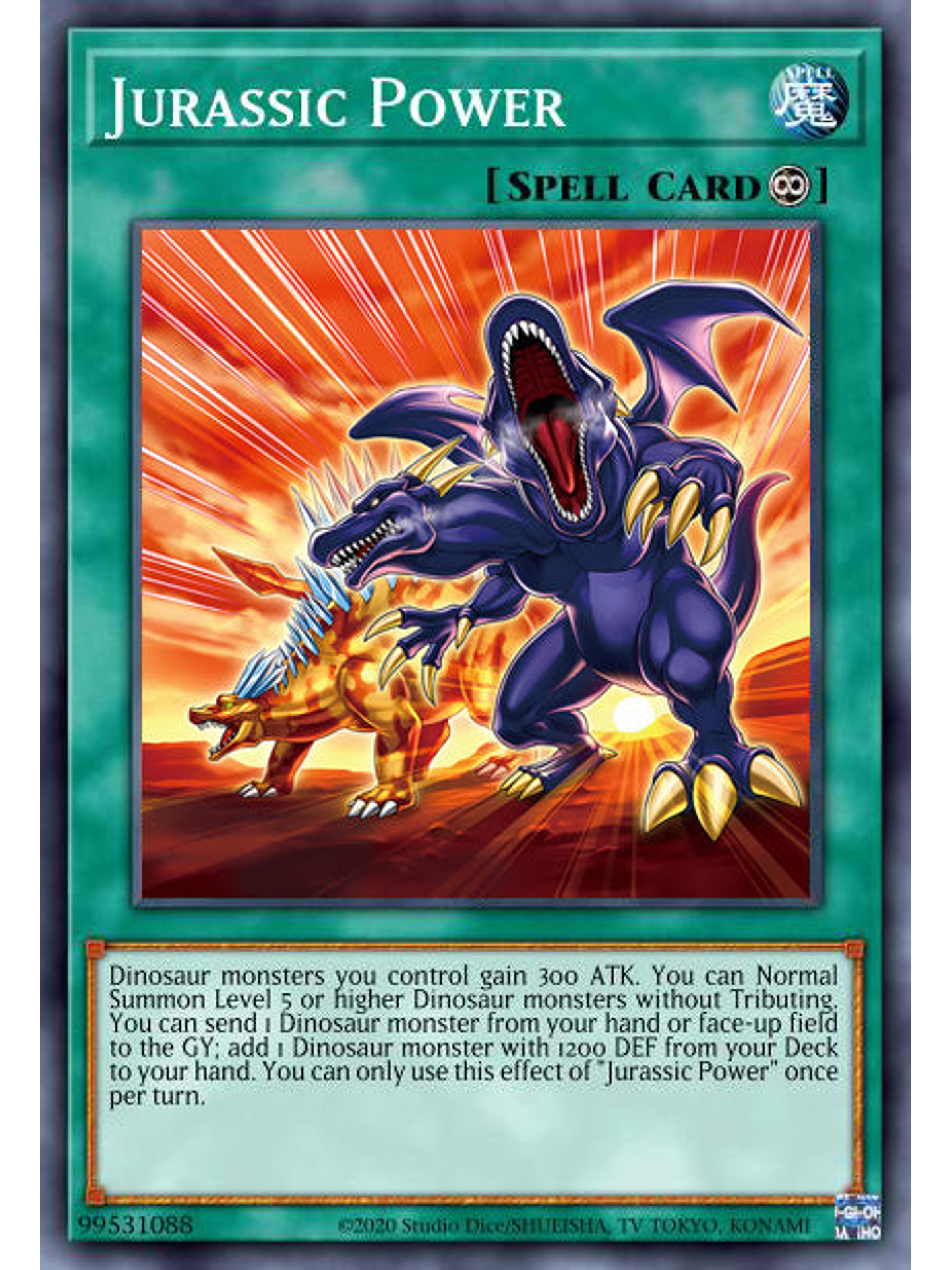 Jurassic Power - MP24-EN373 - Common 1st Edition 1
