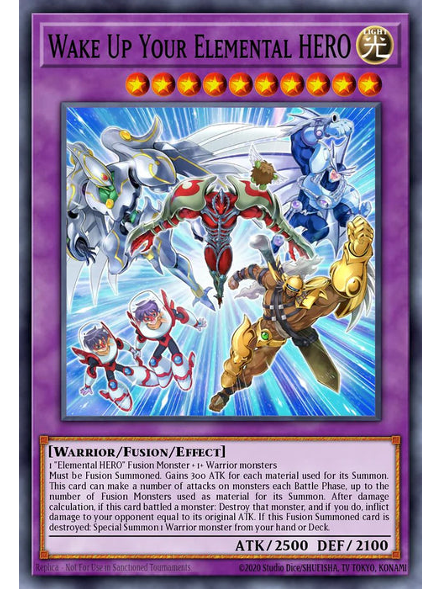 Wake Up Your Elemental HERO - MP24-EN018 - Quarter Century Secret Rare 1st Edition 1