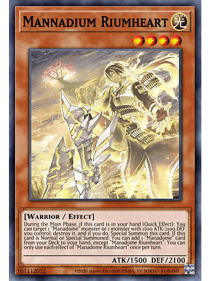 Mannadium Riumheart - MP24-EN079 - Prismatic Secret Rare 1st Edition